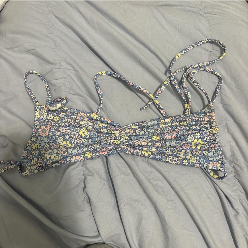 Frankie's Bikinis Floral Bikini top